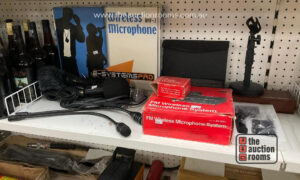 Bay of Assorted Microphones