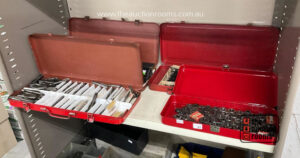 Bay of Assorted Tap & Die Bits