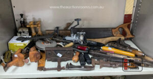 Bay of Assorted Tools etc