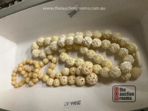 2 x Carved Necklaces