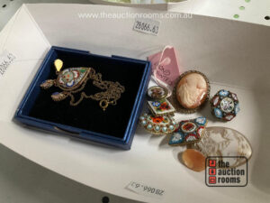 Quantity of Micro Mosaics Cameos etc