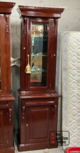 Mahogany Single Door Display Cabinet