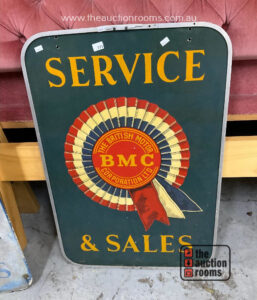 Vintage BMC Service & Sales Sign