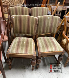 Set of Four Danish Oak Dining Chairs