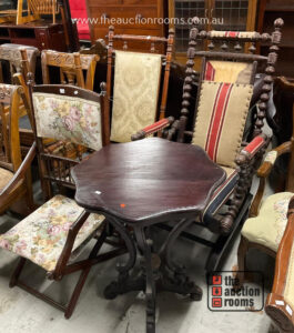 2 x Dexter Rockers Folding Chair & Occasional Table