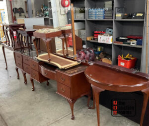 Mirror Back Dresser (as is) & Occasional Furniture