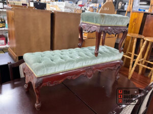 2 x Deep Button Stools