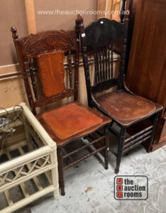 Pair of Pressed Back Chairs