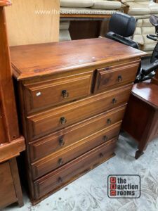 Pine Six Drawer Chest