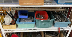 Bay of Assorted Tools
