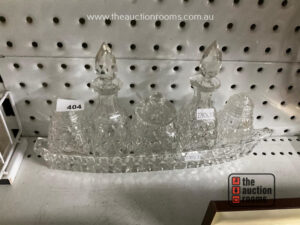Crystal Cruet Set