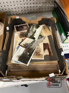 Box of Photographs etc