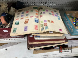 Assorted World Stamp Albums