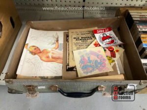 Case of Pin-Ups & Ephemera