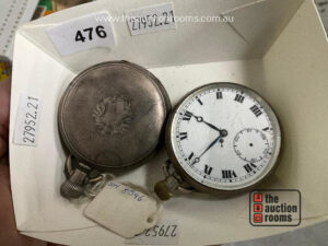 2 x Silver Pocket Watches