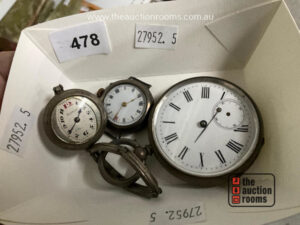 3 x Silver Watches