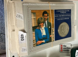 Quantity of Coins Commemorating The Marriage of the Prince of Wales & Lady Diana