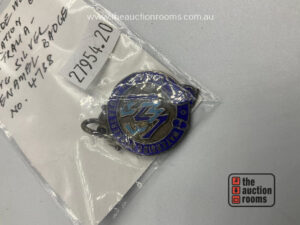 Waterside Worker Federation of Australian Sterling Silver Enamel Badge
