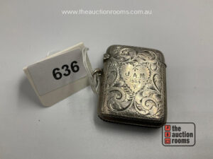 Sterling Silver Vesta Case
