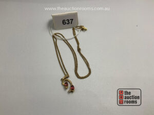9ct Gold Chain & Pendant