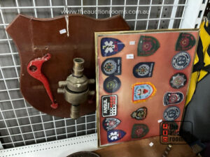 Quantity of Fireman Badges & A Plaque