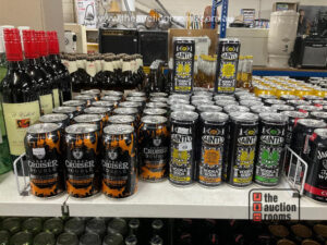 Bay of Assorted Mix Drinks