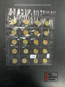 Sheet of 20 Coloured $2 Coins