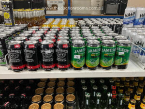 Bay of Assorted Mix Drinks