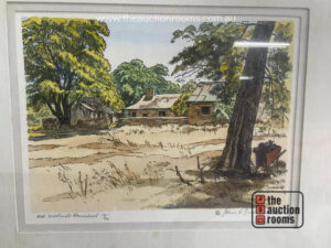 John Goodchild 'Old Wool Mill Homestead' Etching (12/100)