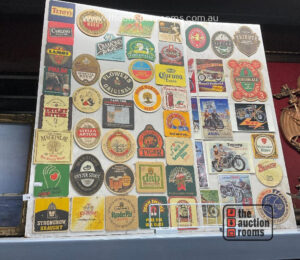 2 x Boards of Vintage Coasters etc