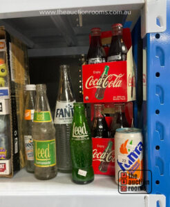 Vintage Fanta & Leed Bottles