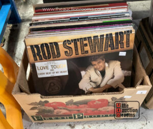 Box of LP Records