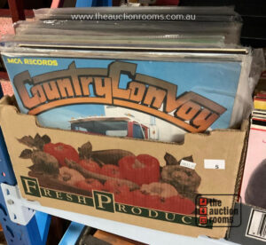 Box of LP Records