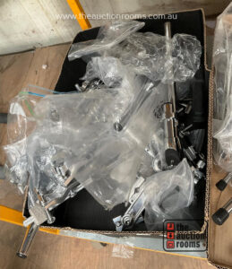 Box of Arms & Clamps  (mainly Pearl)