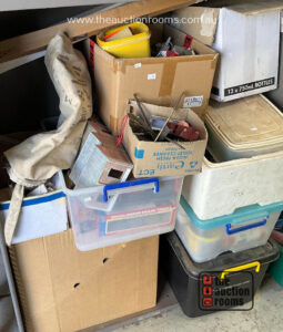 Bay of Assorted Model Train Supplies