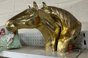 Brass Horse Head Ornament