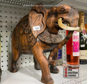 Large Carved Elephant