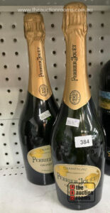 2 x Bottles of Perrier Jouet Champagne