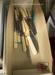 Quantity of Bone Handled Knives  etc