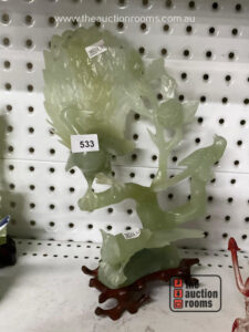 Jade Carving - Peacock