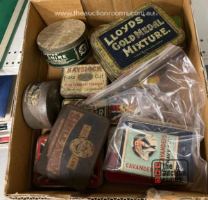 Quantity of Tobacco Tins  etc