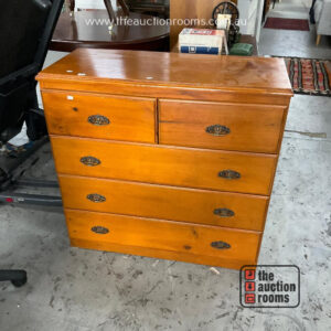 Pine Five Drawer Chest
