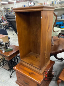 Pine Single Drawer Coffee Table & Bookcase