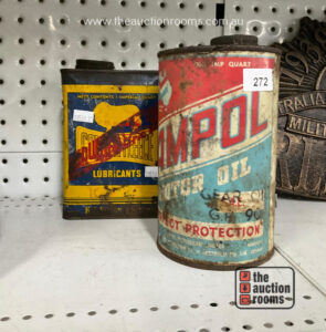 Golden Fleece & Ampol Tins