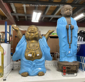 2 x Buddha Figures