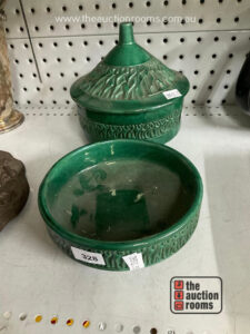 Italian Lidded Jar & Bowl