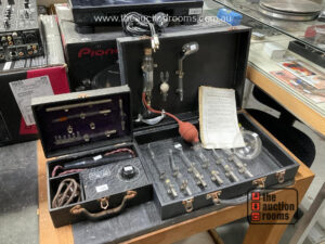 High Frequency Violet Ray Machine & Extra Case of Attachments