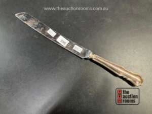 Sterling Silver Handled Bread Knife  Sheffield 1963