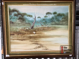Rob Taylor Oil on Board 'Backwater Birds' (49 x 39cms)