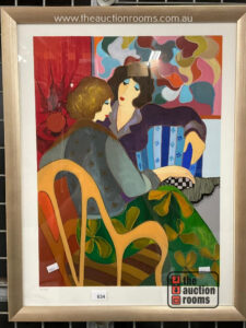 Itzchak Tarkay Limited Edition Signed Lithograph (32 x 42cms)
